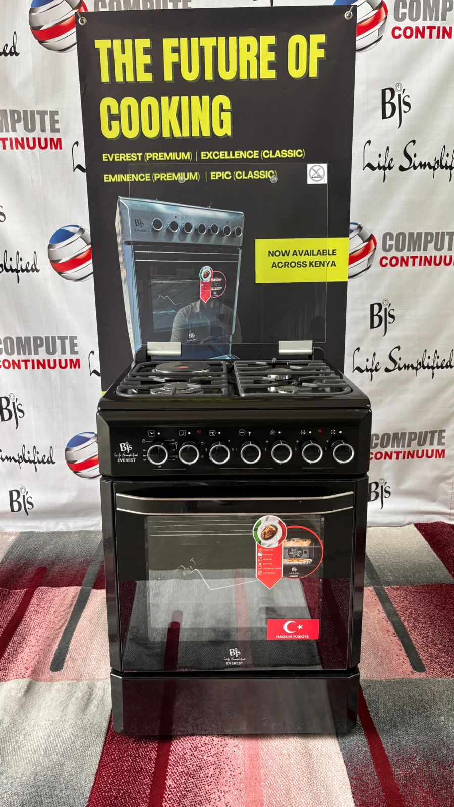 EVEREST BLACK – 60×60 Premium Cooker