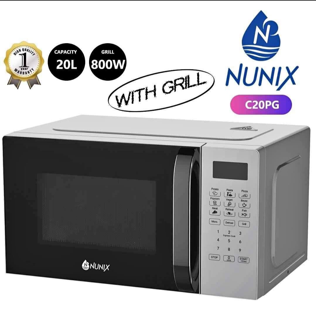 NEW MODEL 20 LITRES NUNIX DIGITAL MICROWAVE WITH GRILL