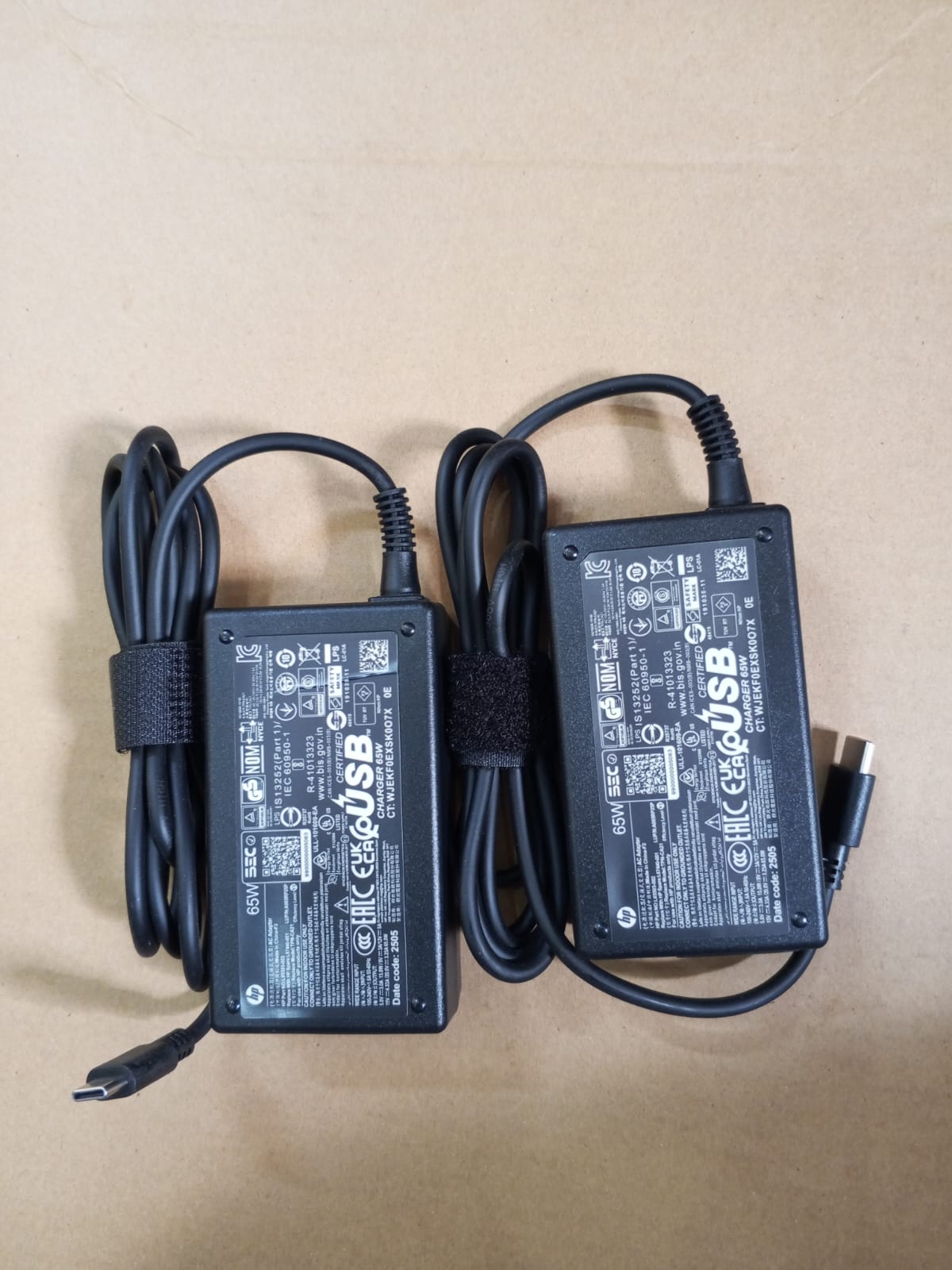 ORIGINAL TYPE C HP NEW ADAPTERS, 65W - 65 Watts